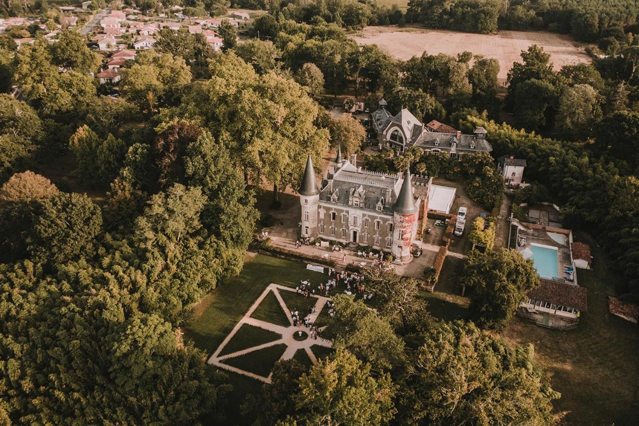 Chateau Belle Epoque - Chambres D'Hotes & Gites Linxe Exterior photo